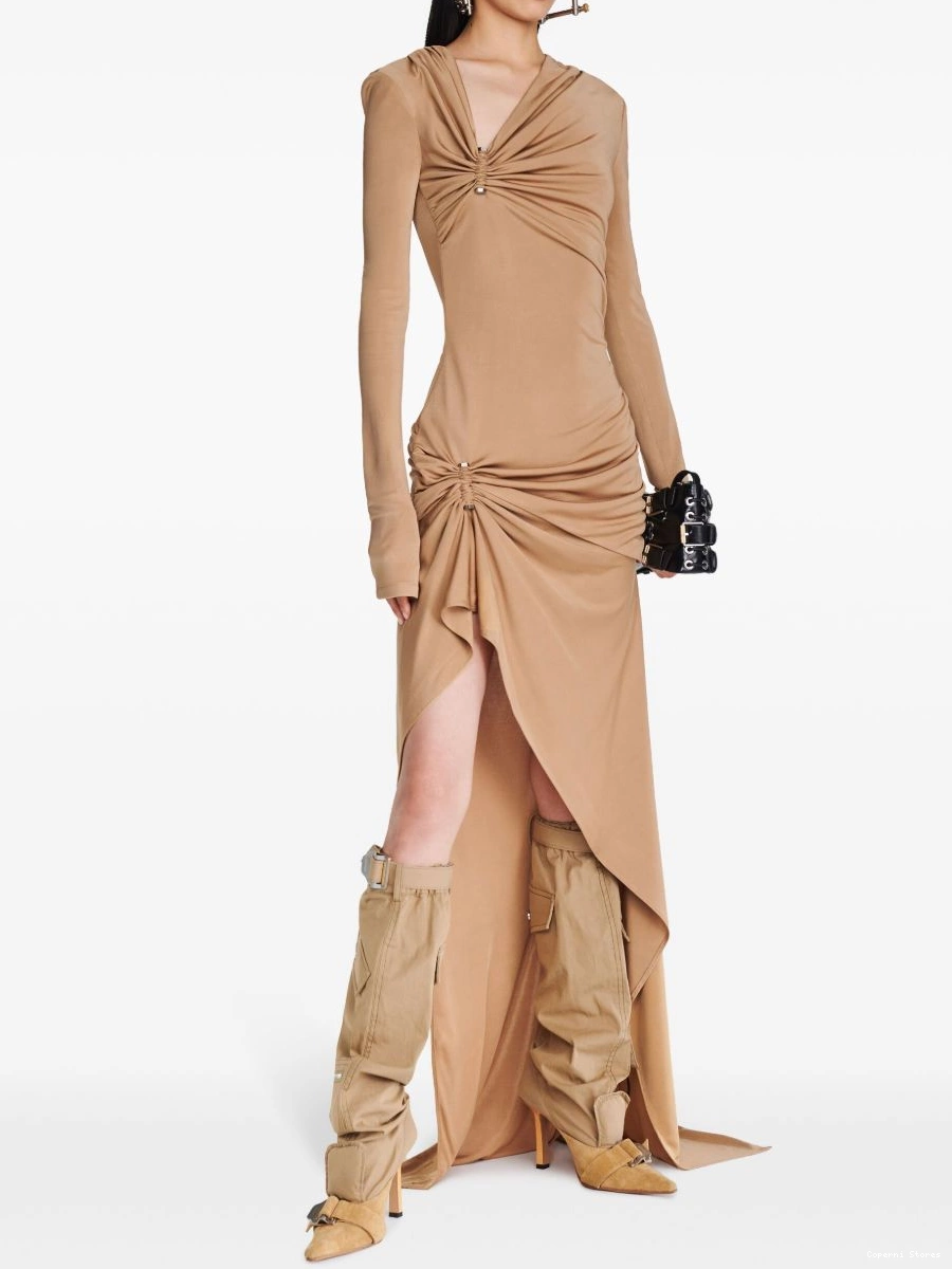 Cheap Coperni dress maxi Women asymmetric 0501